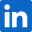 LinkedIn logo in blue